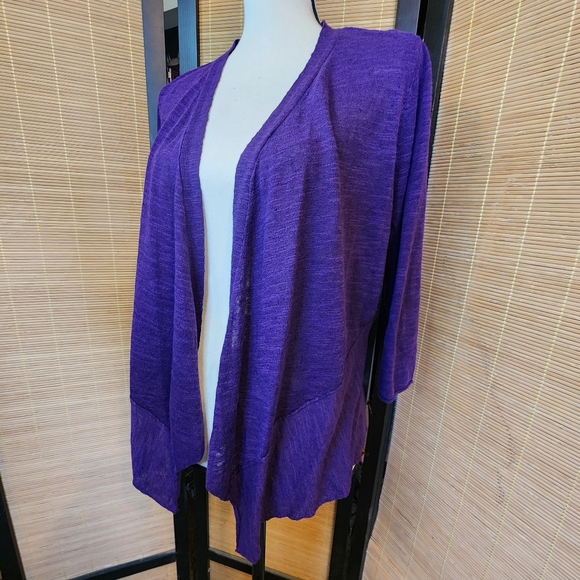 Alfani Sweaters - ALFANI Purple Cardigan